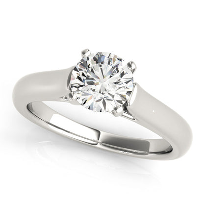 April Round Engagement Ring